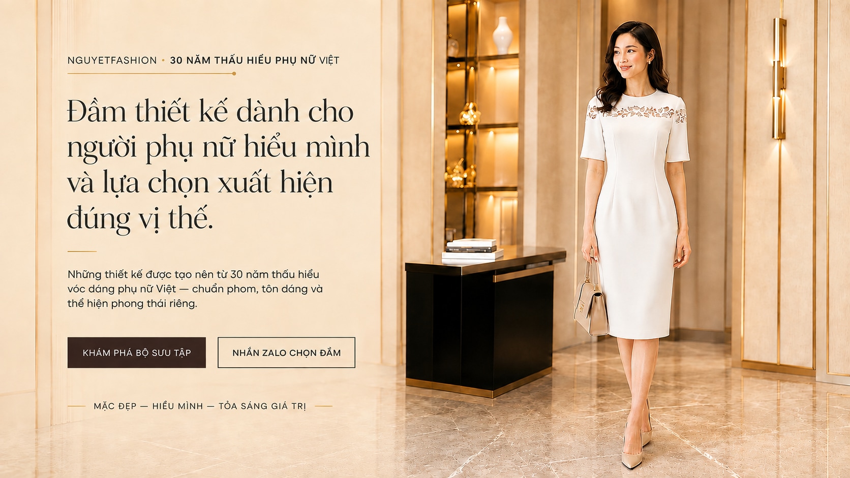 NguyệtFashion — Đầm thiết kế dành cho người phụ nữ hiểu mình và lựa chọn xuất hiện đúng vị thế