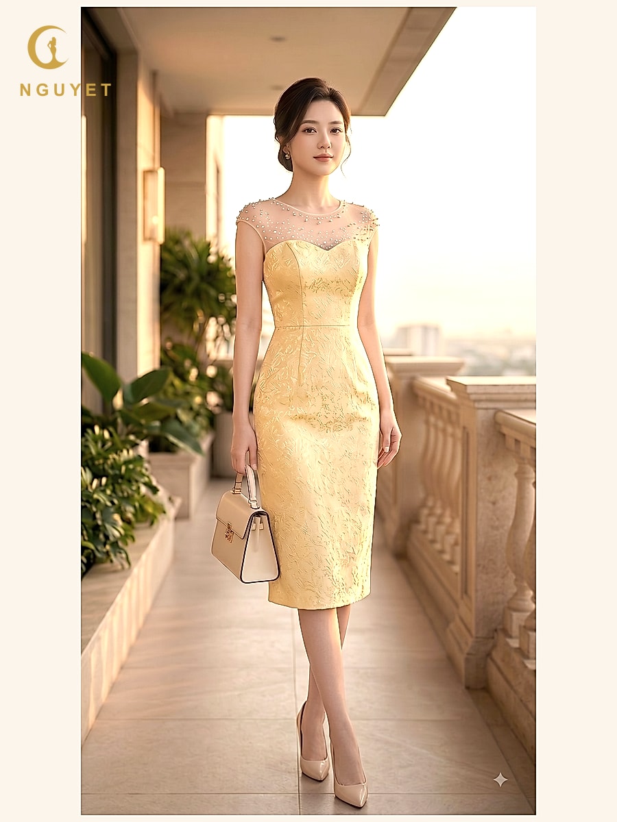 Đầm bút chì DBT-34