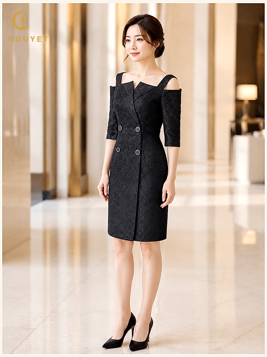 Đầm bút chì DBT-43